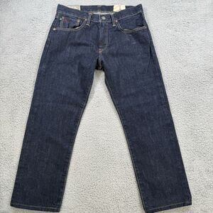Polo Ralph Lauren Jeans Mens 30x26 Blue Hampton Straight Denim Cotton NWT